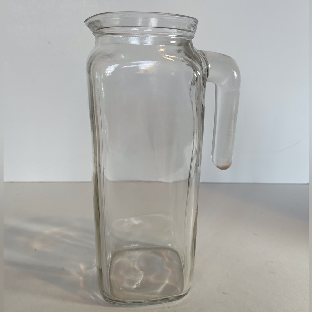 Bormioli Rocco Square Glass Pitcher Made in Italy
